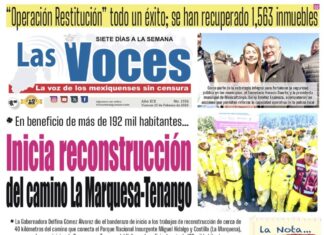 En beneficio de más de 192 mil habitantes, Inicia reconstrucción del camino La Marquesa-Tenango