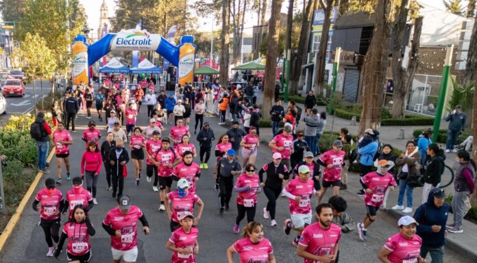 Más de 400 corredores participan en la carrera “Corre con Amor 5K” en Toluca