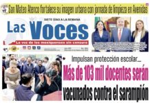 Impulsan protección escolar… Más de 103 mil docentes serán vacunados contra el sarampión