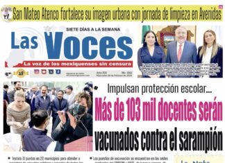 Impulsan protección escolar… Más de 103 mil docentes serán vacunados contra el sarampión