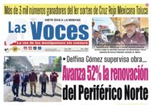 Delfina Gómez supervisa obra… Avanza 52% la renovación del Periférico Norte