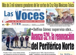 Delfina Gómez supervisa obra… Avanza 52% la renovación del Periférico Norte