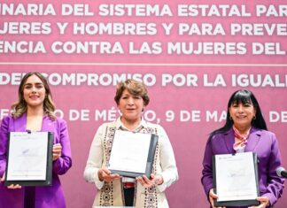 Gobernadora Delfina Gómez y los 125 municipios firman Compromiso por la Igualdad para erradicar la violencia de género