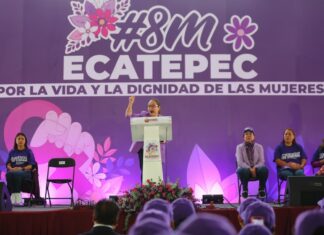 Ecatepec lanza campaña “Nos Cuidamos Todas” en transporte público por el 8M