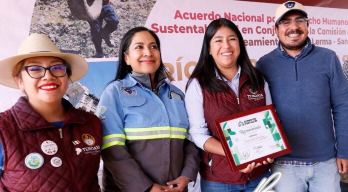 Retiran más de 2 mil neumáticos de la Presa José Antonio Álzate para proteger el medio ambiente en Temoaya