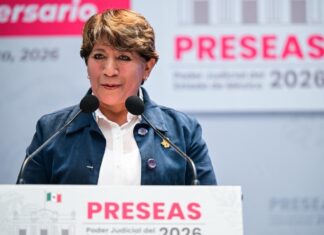 Delfina Gómez destaca a la justicia como eje del bienestar en el Estado de México