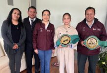 Estudiante mexiquense y campeona mundial se integra al programa “Boxeando por la Paz”