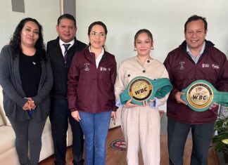Estudiante mexiquense y campeona mundial se integra al programa “Boxeando por la Paz”