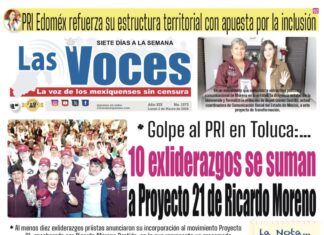 Golpe al PRI en Toluca:… 10 exliderazgos se suman a Proyecto 21 de Ricardo Moreno