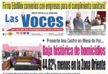 Presente Ana Castro en Mesa de Paz… Baja histórica de homicidios 44.82% menos en la Zona Oriente