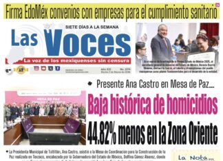 Presente Ana Castro en Mesa de Paz… Baja histórica de homicidios 44.82% menos en la Zona Oriente