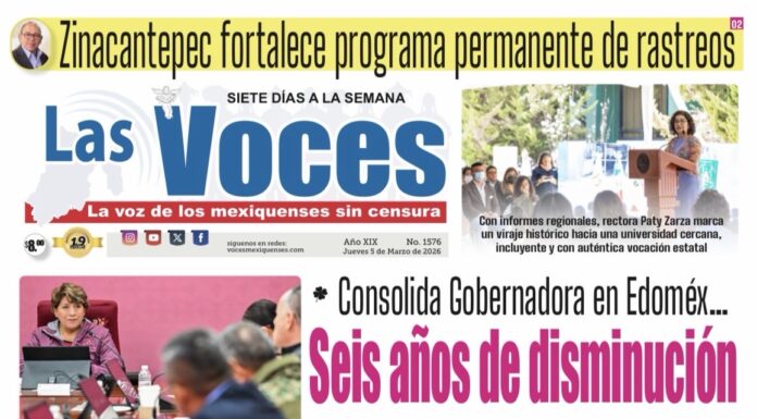 Consolida Gobernadora en Edoméx… Seis años de disminución continua en homicidio doloso