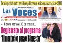 Tienes hasta el 18 de marzo…Regístrate al programa “Alimentación para el Bienestar”