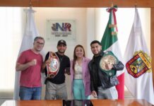 Alcaldesa de Nicolás Romero respalda a jóvenes boxeadores del municipio