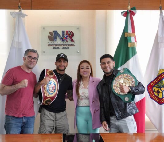 Alcaldesa de Nicolás Romero respalda a jóvenes boxeadores del municipio