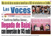 Confirma Delfina Gómez… llegada de Bajaj con inversión de 145 mdd