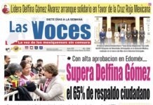 Con alta aprobacion en Edoméx… Supera Delfina Gómez el 65% de respaldo ciudadano