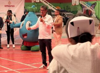 Promueven cultura del agua en Teoloyucan con instalación del Domo Hídrico