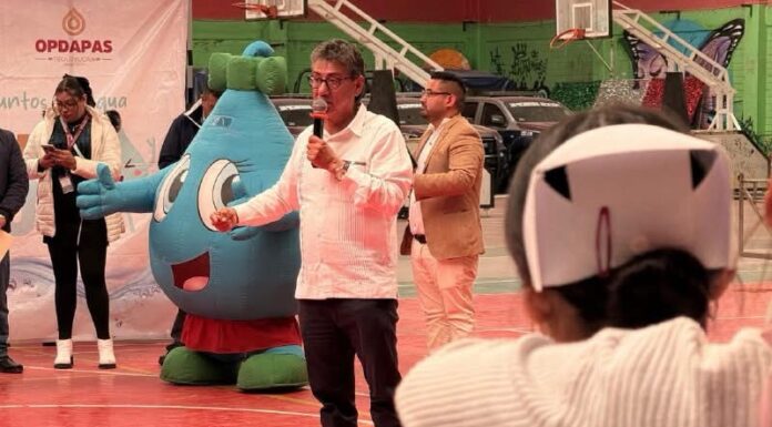 Promueven cultura del agua en Teoloyucan con instalación del Domo Hídrico