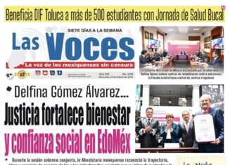 Delfina Gómez Álvarez…Justicia fortalece bienestar y confianza social en EdoMéx