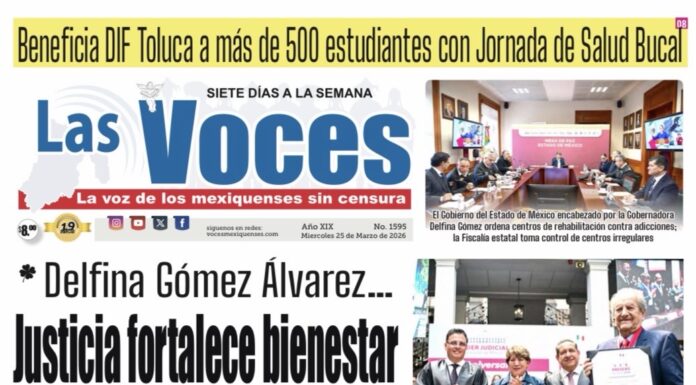 Delfina Gómez Álvarez…Justicia fortalece bienestar y confianza social en EdoMéx