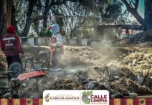 Refuerzan limpieza urbana en Chicoloapan con programa “Calle Limpia, Calle Segura”