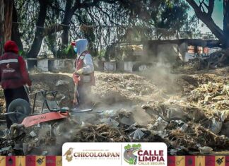 Refuerzan limpieza urbana en Chicoloapan con programa “Calle Limpia, Calle Segura”