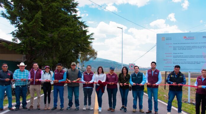 Edoméx mejora movilidad en comunidades indígenas con rehabilitación carretera en Chapa de Mota