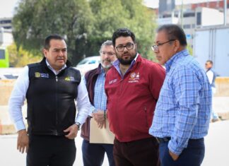 Avanza modernización histórica del Periférico Norte; reportan 75% en concreto hidráulico