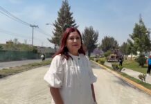 SUPERVISA ROSI WONG OBRA DE PAVIMENTACIÓN EN URBI TECÁMAC Y DIALOGA CON VECINOS