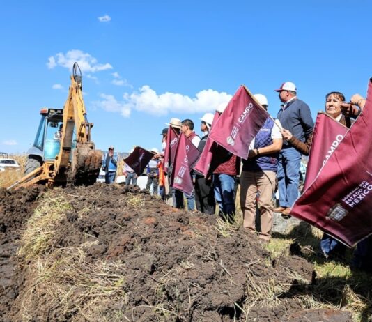 Gobierno del Estado de México impulsa infraestructura agrícola; beneficia a más de 8 mil productores