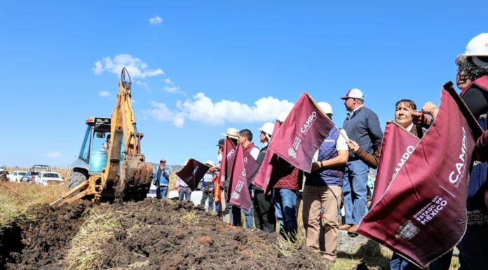 Gobierno del Estado de México impulsa infraestructura agrícola; beneficia a más de 8 mil productores
