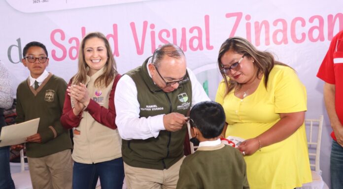 Zinacantepec impulsa el futuro de su niñez con entrega masiva de lentes gratuitos