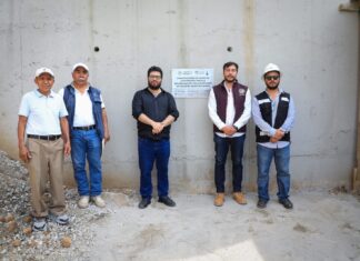 Supervisa Isaac Montoya obra en talud de Naucalpan que beneficiará a 40 mil habitantes