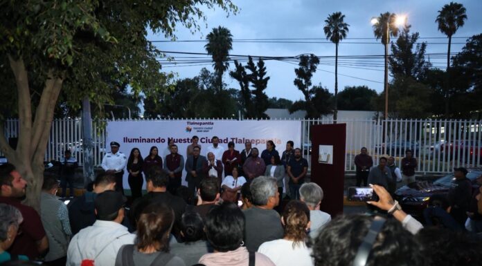 Arranca Raciel Pérez Cruz programa de alumbrado para fortalecer seguridad en Tlalnepantla