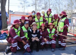 Azucena embellece Ecatepec con los programas Camellones y Senderos Seguros