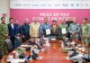 Reconoce Delfina Gómez labor de mandos militares en Mesa de Paz del Estado de México