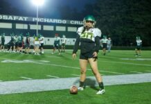 Valeria Hernández rompe barreras en el fútbol americano universitario de la UAEMéx