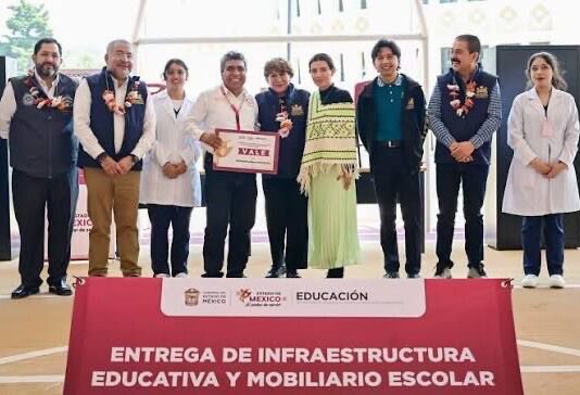 Fortalece Delfina Gómez educación en Tepetlixpa con inversión en infraestructura escolar