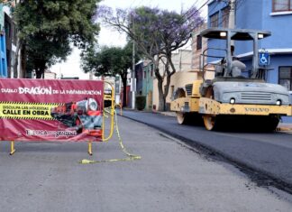 Avanzan obras viales en Toluca con tecnología del “Diablo Dragón”