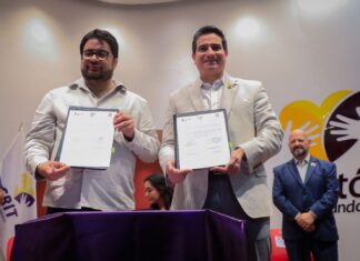 Firma Isaac Montoya convenios con Fundación Teletón para fortalecer atención a personas con discapacidad en Naucalpan