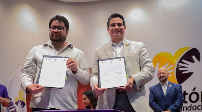 Firma Isaac Montoya convenios con Fundación Teletón para fortalecer atención a personas con discapacidad en Naucalpan