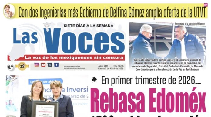 En primer trimestre de 2026…Rebasa Edoméx 1,700 mdd en inversión