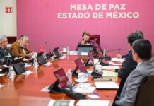 Encabeza Delfina Gómez Mesa de Paz para fortalecer la seguridad en el Estado de México