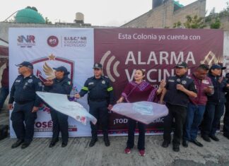 Instalan Alarma Vecinal y Comité de Guardianes por la Paz en Granjas Guadalupe, Nicolás Romero