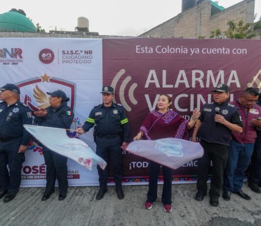 Instalan Alarma Vecinal y Comité de Guardianes por la Paz en Granjas Guadalupe, Nicolás Romero