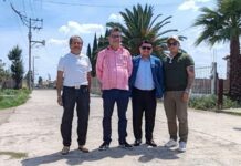 Luis Domingo Zenteno supervisa mejoramiento de vialidades en Teoloyucan