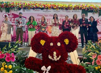 Nancy Nápoles Pacheco inaugura el Segundo Festival Cultural de las Flores en Tenancingo