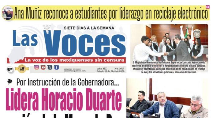 Por Instrucción de la Gobernadora… Lidera Horacio Duarte sesión de la Mesa de Paz