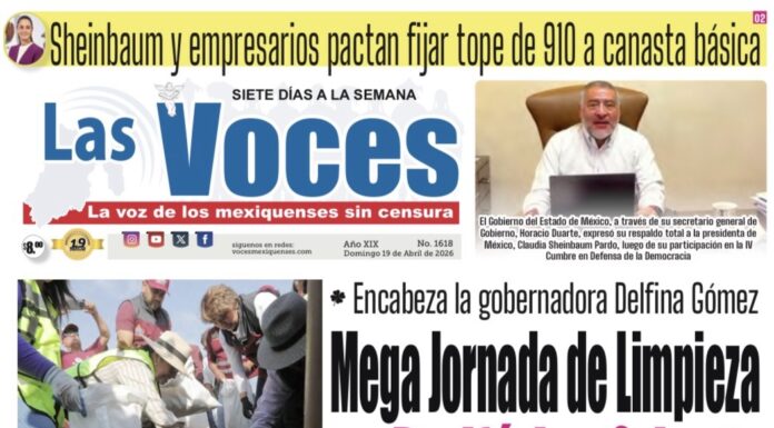 Encabeza la gobernadora Delfina Gómez Mega Jornada de Limpieza en Periférico Oriente